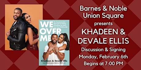 Khadeen and Devale Ellis celebrate WE OVER ME Launch at B&N Union Square