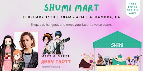 Shumi Mart: Meet & Greet with Voice Actor Abby Trott