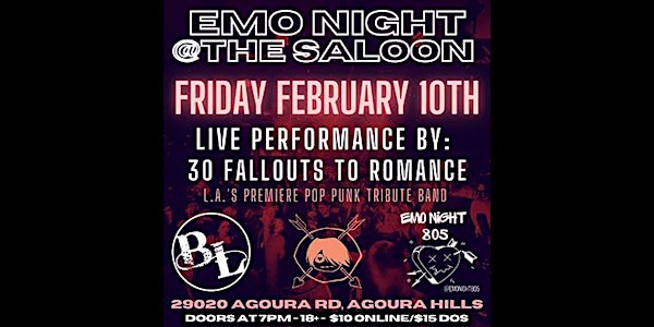 Emo Night at the Saloon