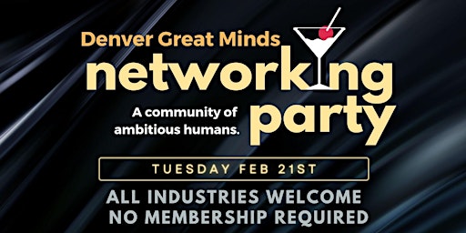 Denver Great Minds 5th Anniversary Party