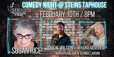 Comedy Night with SUSAN RICE at Steins Taphouse February 10th