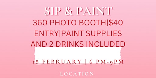 VALENTINES DAY SIP AND PAINT