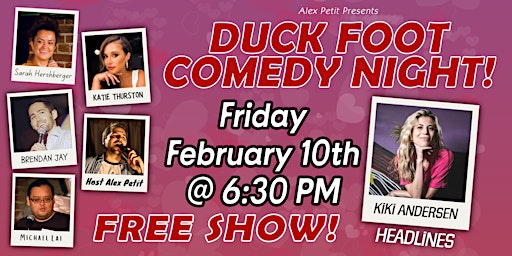 Duck Foot Miramar FEBRUARY Comedy Night! February 10th 2023