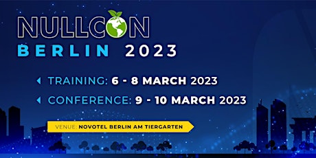 Nullcon International Security Conference and Training - Berlin 2023