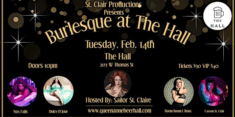 Burlesque At The Hall: Valentine's Day