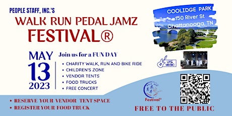 2023 Walk Run Pedal Jamz Festival - Coolidge Park - Chattanooga, TN