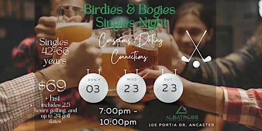 Birdies & Bogies  Singles Event 42-66 yrs