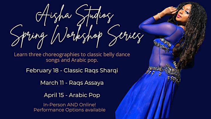 In-Person & Online: Belly Dance Arabic Pop Choreography Workshop image