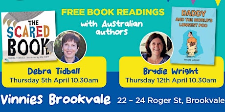 Children's Storytime at Vinnies Brookvale 5th & 12th April 2018 primary image