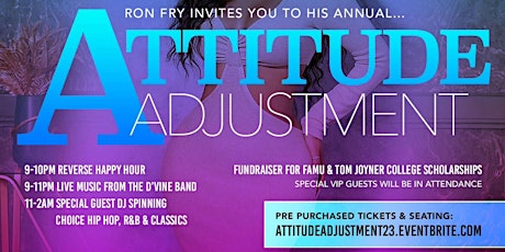 Ron Fry invites you to the annual Attitude Adjustment primary image