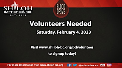 Blood Drive Volunteers