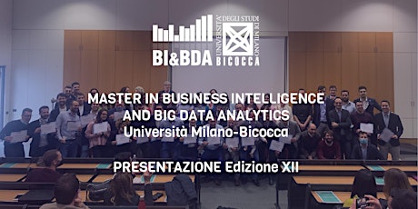 Presentazione  Master in Business Intelligence & Big Data Analytics