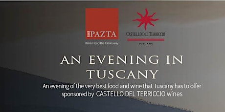 AN EVENING IN TUSCANY Tuesday, 7th February 2023 at 7.30 pm