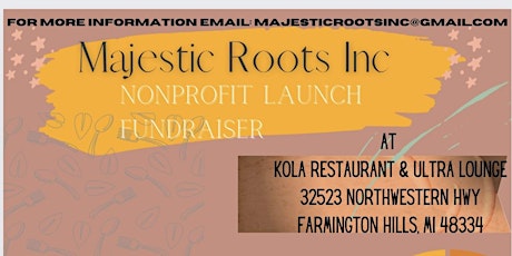 Majestic Roots Nonprofit Launch Dinner