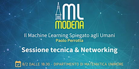 Machine Learning Modena Meetup Febbraio 2023 primary image