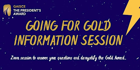 Going for Gold - Gaisce Gold Award Information Session primary image