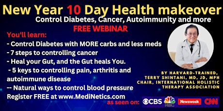 (i) Reverse Disease in 10 Days: Wednesday, Jan.18 at 7pm HAWAII Time