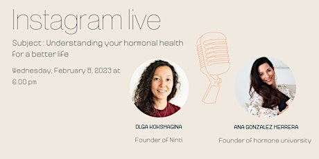 Instagram live : Understanding your hormonal health for a better life