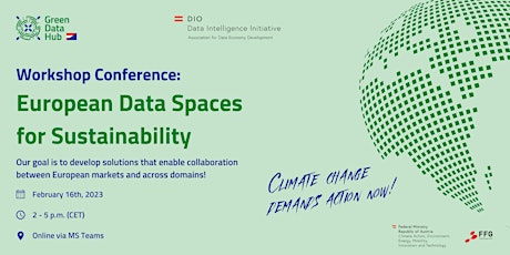 Workshop Conference: European Data Spaces  for Sustainability