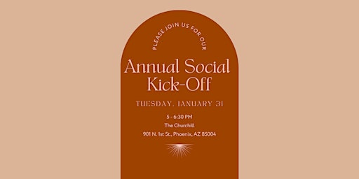 Annual Social Kick-Off