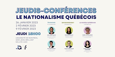 Jeudis-conférences : le nationalisme québécois
