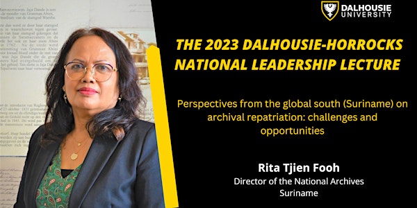 2023 Dalhousie - Horrocks National Leadership Lecture