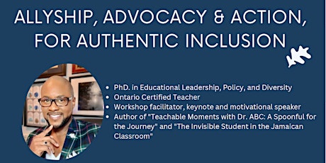 Allyship, Advocacy & Action for Authentic Inclusion primary image