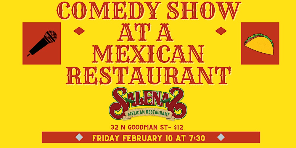 Comedy Show at a Mexican Restaurant: Stand Up at Salenas