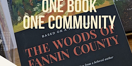 One Book, One Community Author Event