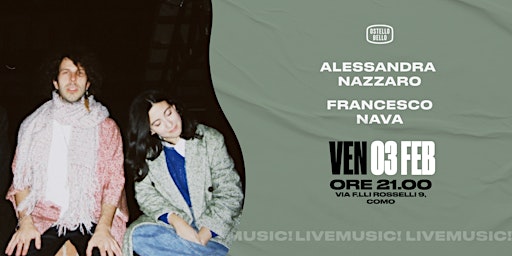Alessandra Nazzaro / Francesco Nava • live music! @ Ostello Bello Como