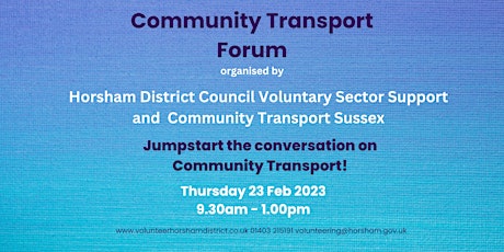 Community Transport Forum primary image