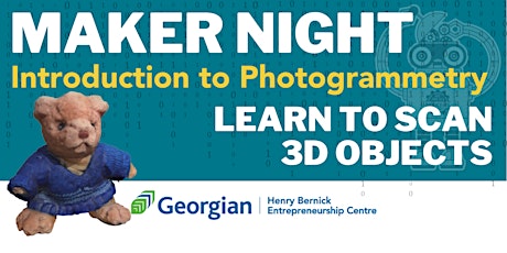 Imagem principal do evento Introduction to Photogrammetry Maker night - In Person Event!