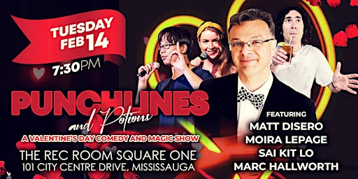 Punchlines and Potions - A Valentine's Day Comedy and Magic Show