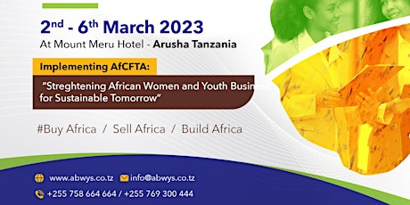 AFRICA BUSINESS WOMEN AND YOUTH SUMMIT AND TRADE FAIR 2023