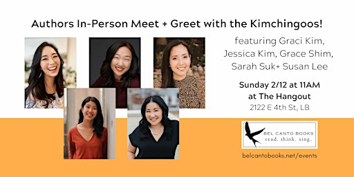 Authors In-Person Meet + Greet with the Kimchingoos