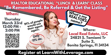 Realtor® Database Marketing: "Be Remembered, Be Referred & Get the Listing"