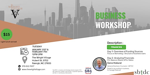 2- Day Business Finance Workshops