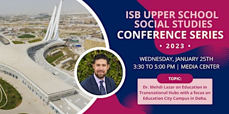 Social Studies Conference with Dr. Mehdi Lazar primary image