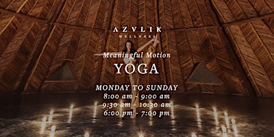 Imagen principal de Yoga Sessions at AZULIK