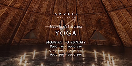 Yoga Sessions at AZULIK
