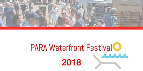 PARA Waterfront Festival 2018 - Vendor Pre-Registration primary image