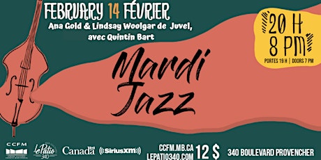 Mardi Jazz - Ana Gold & Lindsay Woolgar de Juvel, avec Quintin Bart