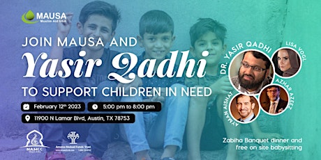 Austin, TX: Join MAUSA & Dr. Yasir Qadhi To Support Children In Need