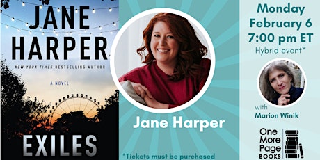 Jane Harper Book Launch for EXILES