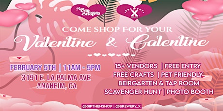 Celebrate your Valentine &/or Galentine at Brewery X