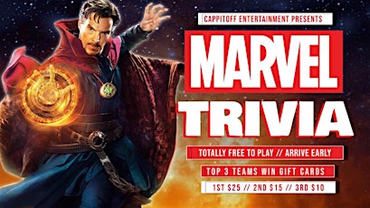 Marvel Movie Themed Trivia at SOGO Social House