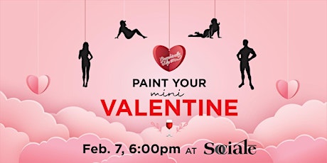 Paint your mini Valentine with Graphically Hip and Sociale