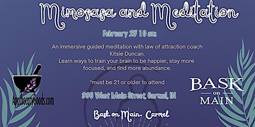 Immersive Guided Meditation in Downtown Carmel on Feb 25, 2023