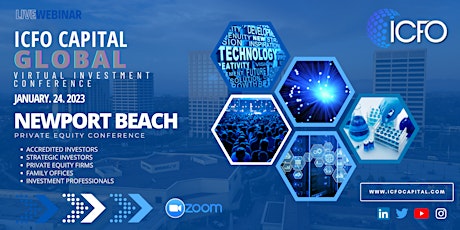 Live Web Event: The iCFO Virtual Investor Conference - Newport Beach, CA.