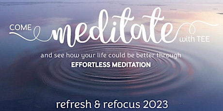 Come Meditate with Tee on Thursday evenings via  Zoom at  8.30pm